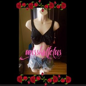 🌹18 HOUR BLACK FLORAL BRA 🌹